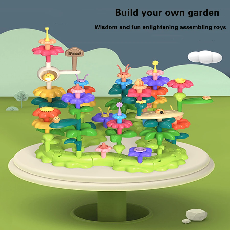 Children's DIY Variety Puzzle Insert Garden Toy Simulation Flower Large Particle Building Blocks Handmade Fun Ornaments
Children's DIY Variety Puzzle Insert Garden Toy Simulation Flower Large Particle Building Blocks Handmade Fun Ornaments