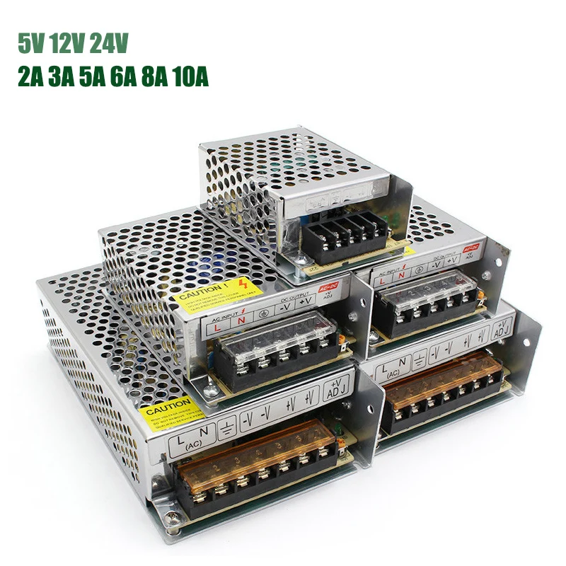 Switching Power Supply 12V Lab LED Lighting Transformer 5V 24V AC DC Source 12 Volt 2A 3A 5A 6A 8A 10A High Voltage Transformer
Switching Power Supply 12V Lab LED Lighting Transformer 5V 24V AC DC Source 12 Volt 2A 3A 5A 6A 8A 10A High Voltage Transformer