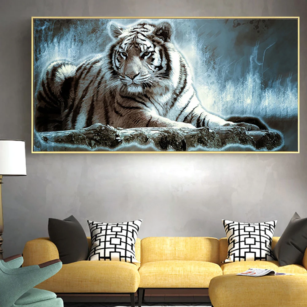 5D DIY Full Diamond Painting Kit Tiger Diamond Embroidery Animal Diamond Mosaic Modern Art Cross Stitch Living Room Home Decor
5D DIY Full Diamond Painting Kit Tiger Diamond Embroidery Animal Diamond Mosaic Modern Art Cross Stitch Living Room Home Decor