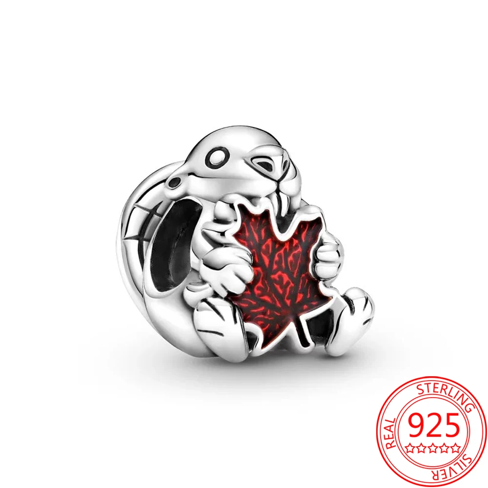 Red Enamel Maple Leaf Bunny Charm Fit Original Pandora Bracelet Women Statement Fashion Jewelry Genuine 925 Sterling Silver 
Red Enamel Maple Leaf Bunny Charm Fit Original Pandora Bracelet Women Statement Fashion Jewelry Genuine 925 Sterling Silver