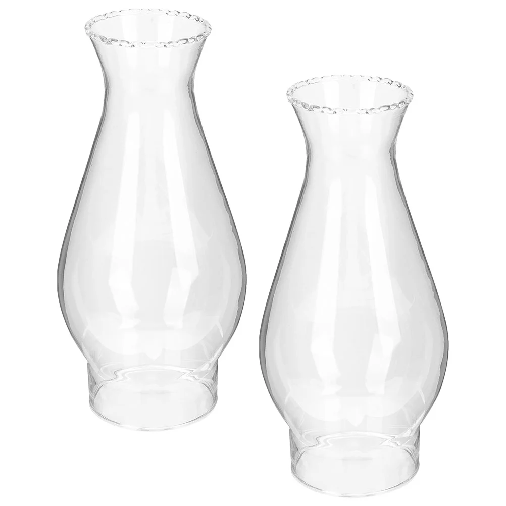 2 Pcs Lamp Shades Kerosene Glass Cover Clear Craft Light Oil Parts Small Chimney
2 Pcs Lamp Shades Kerosene Glass Cover Clear Craft Light Oil Parts Small Chimney