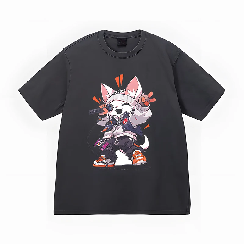 T-Shirt Dazzling Hiphop Cat Singer Funny Manga Cartoon Kawaii Graphic pure cotton T-Shirts couple's pet-themed Casual Tops Tee
T-Shirt Dazzling Hiphop Cat Singer Funny Manga Cartoon Kawaii Graphic pure cotton T-Shirts couple's pet-themed Casual Tops Tee