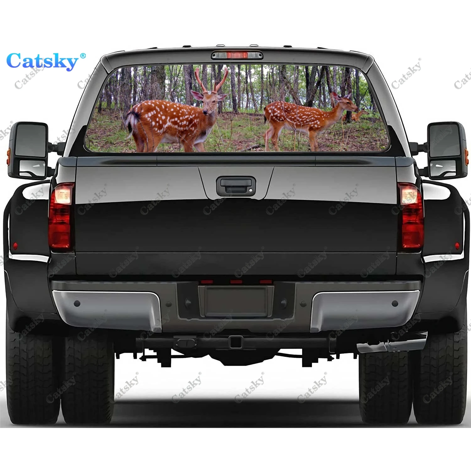 sika deer Window Decal Sticker Graphic PVC Material Truck Sticker Perforated Vinyl Universal Sticker 
sika deer Window Decal Sticker Graphic PVC Material Truck Sticker Perforated Vinyl Universal Sticker
