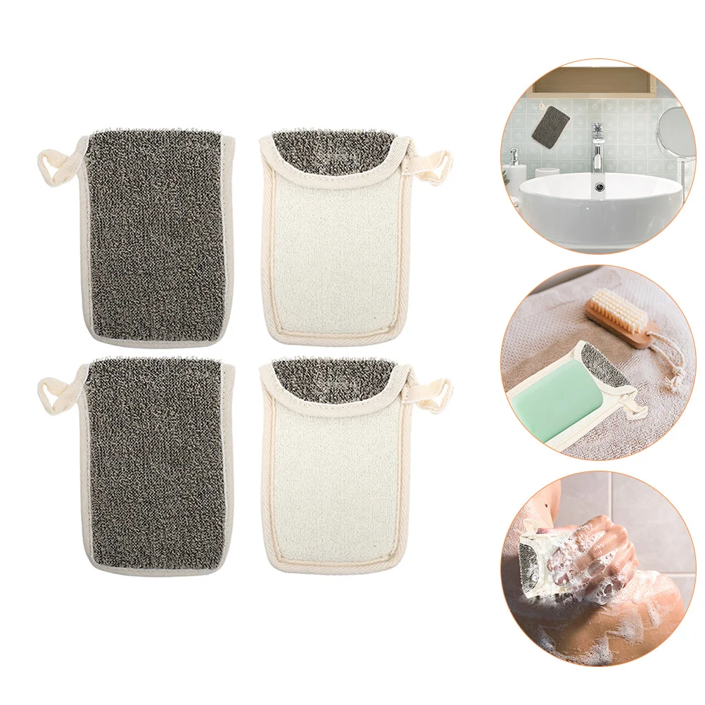 4 Pcs Stain Soap Black Linen Bag Body Loofah Shower Container Flax Household Pouch
4 Pcs Stain Soap Black Linen Bag Body Loofah Shower Container Flax Household Pouch
