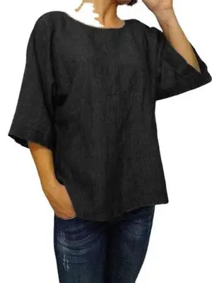 One color summer women wear shirt clothing sweatshirt leisure T shirt Casual Summer Cotton
One color summer women wear shirt clothing sweatshirt leisure T shirt Casual Summer Cotton