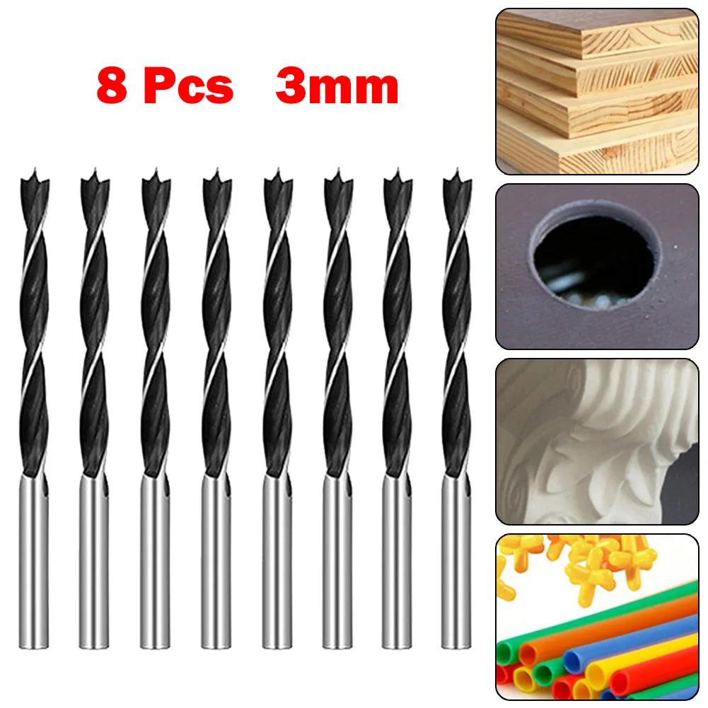 Tool Wood Drill Bits 3MM 8Pcs/set Accessories Drill Bit For Woodworking High Carbon Steel Wood Durable Exquisite
Tool Wood Drill Bits 3MM 8Pcs/set Accessories Drill Bit For Woodworking High Carbon Steel Wood Durable Exquisite