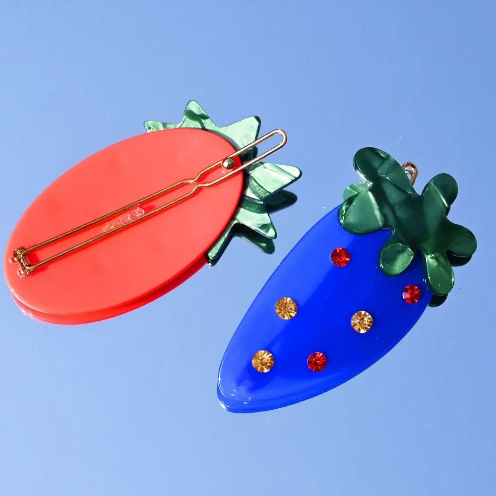 Frog Clip Geometric Women Hairpin Acetate Flower Side Clip Zircon Acetate Rainbow Hair Clip Strawberry Crystal Barrettes
Frog Clip Geometric Women Hairpin Acetate Flower Side Clip Zircon Acetate Rainbow Hair Clip Strawberry Crystal Barrettes