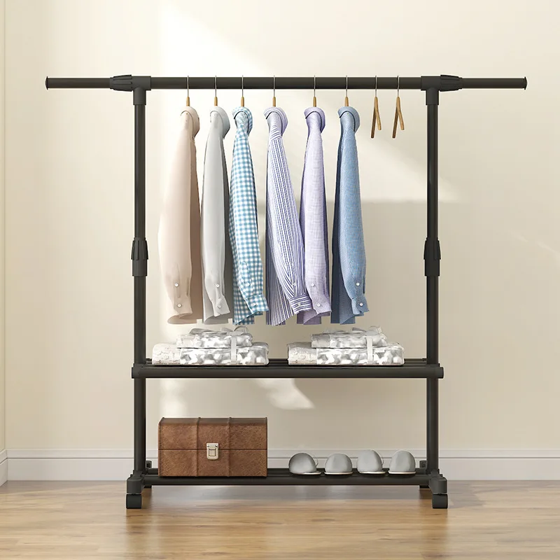 Clothes Hanger Floor Clothes Rack Folding Interior Single Rod Bedroom and Household Drying Rack
Clothes Hanger Floor Clothes Rack Folding Interior Single Rod Bedroom and Household Drying Rack