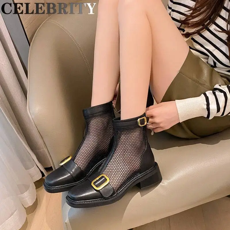 Rice White Belt Buckle Breathable Mesh Openwork Mesh Boots 2022 New Martin Short Boots Rome Cool Boots Women's Summer
Rice White Belt Buckle Breathable Mesh Openwork Mesh Boots 2022 New Martin Short Boots Rome Cool Boots Women's Summer
