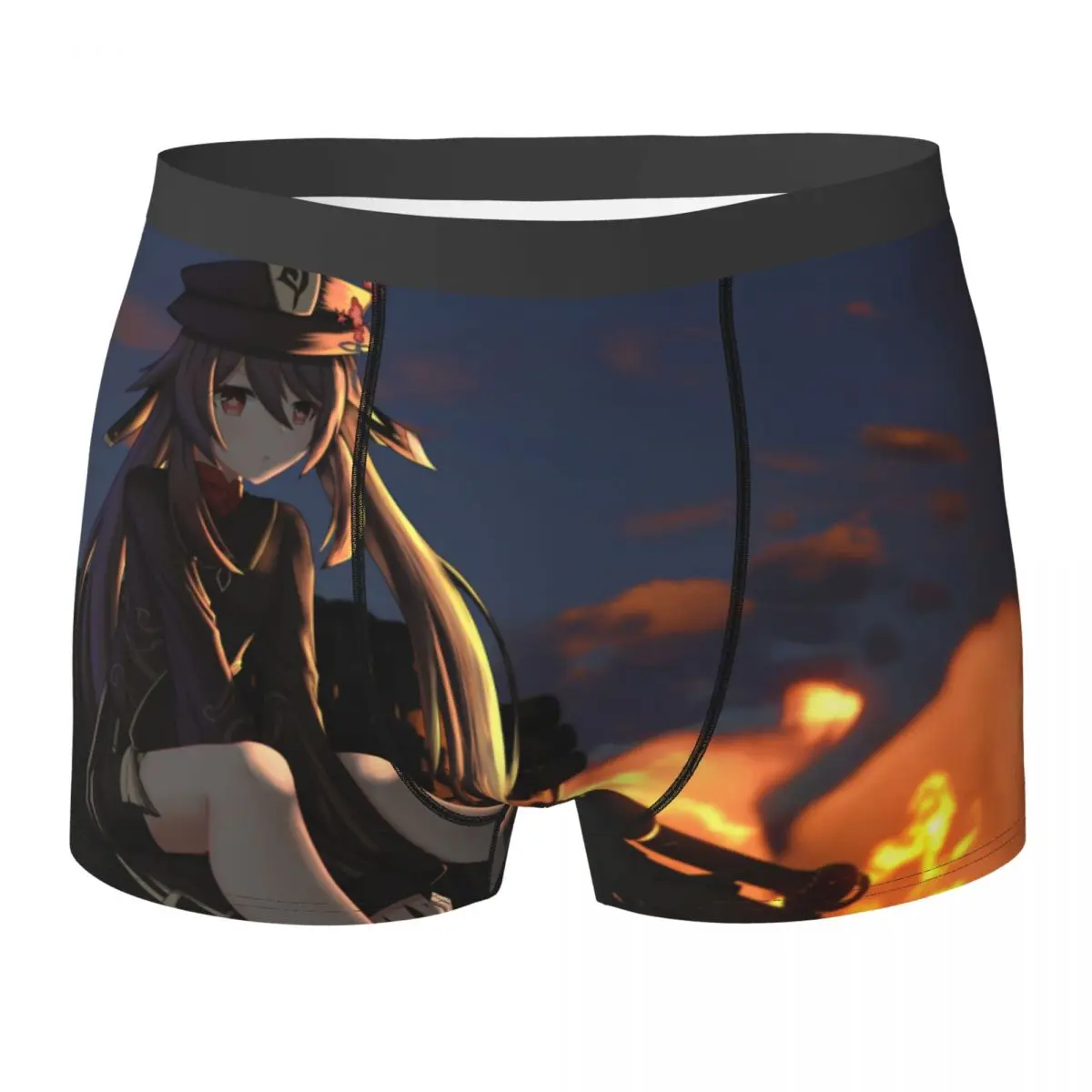 Нижнее белье Genshin Impact Hutao Wish Summon Night Fire Pouch, горячие боксеры, шорты, боксеры с принтом, эластичные мужские трусы 2XL
Нижнее белье Genshin Impact Hutao Wish Summon Night Fire Pouch, горячие боксеры, шорты, боксеры с принтом, эластичные мужские трусы 2XL
