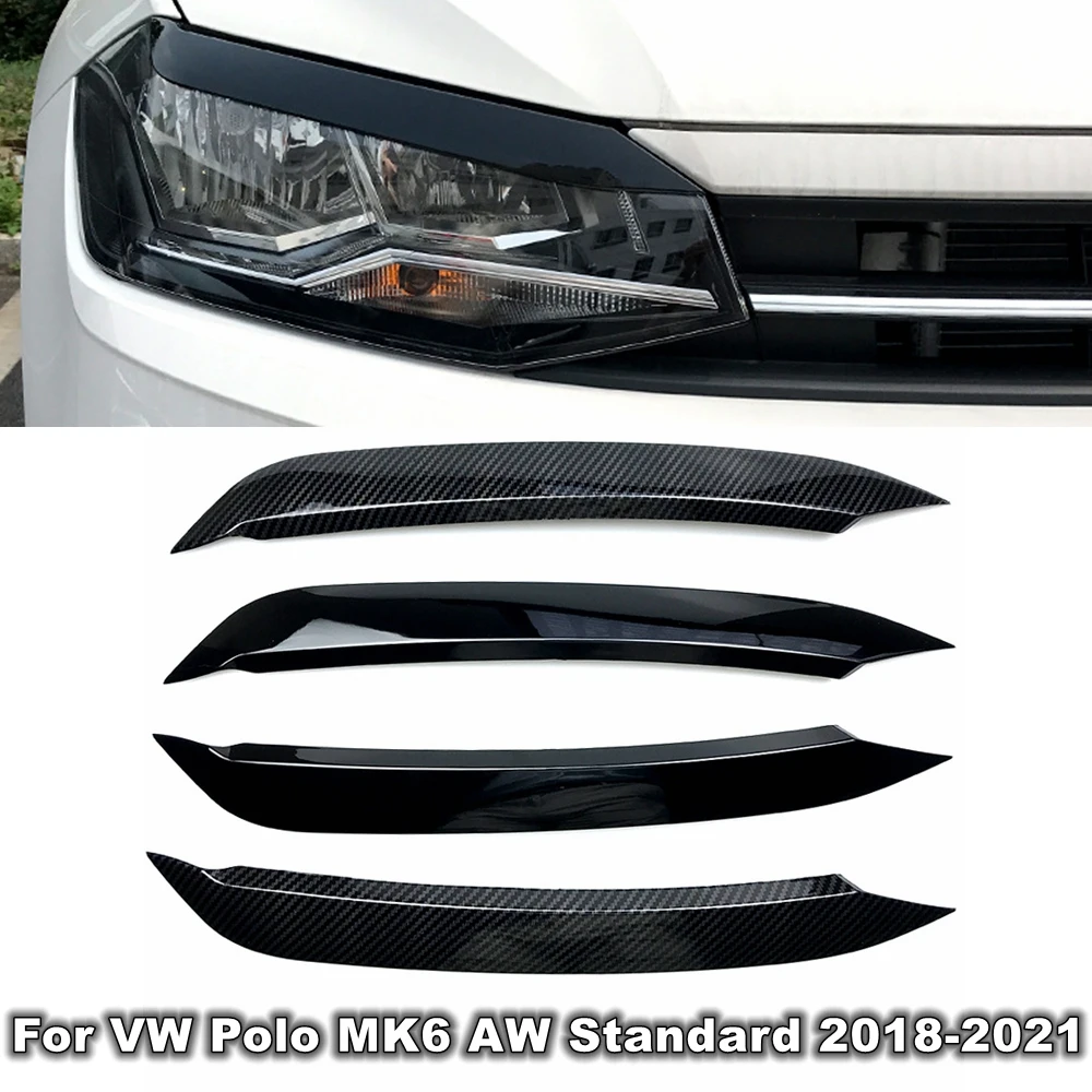For Volkswagen Polo MK6 AW Standard 2018 2019 2020 2021 Headlight Eyelids Eyebrows Trims Sticker Replacement Headlight Eyebrow 
For Volkswagen Polo MK6 AW Standard 2018 2019 2020 2021 Headlight Eyelids Eyebrows Trims Sticker Replacement Headlight Eyebrow