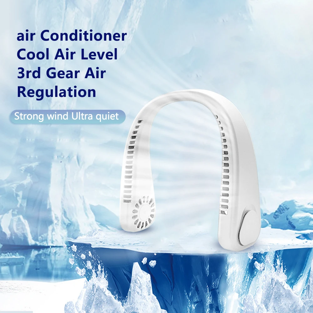 Portable Hanging Neck Fan Mini Electric Wireless Fan USB Rechargeable Bladeless Mute Fans Air Conditioning Cooler for Sports Fan
Portable Hanging Neck Fan Mini Electric Wireless Fan USB Rechargeable Bladeless Mute Fans Air Conditioning Cooler for Sports Fan