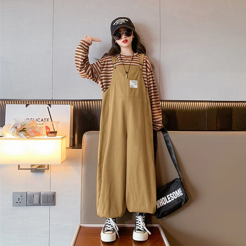 5-15Y Kids Overalls Spring Autumn Girls Cotton Jumpsuits Long Pants Solid Loose Casual Simplicity Children Outfits Clothes Hw49
5-15Y Kids Overalls Spring Autumn Girls Cotton Jumpsuits Long Pants Solid Loose Casual Simplicity Children Outfits Clothes Hw49