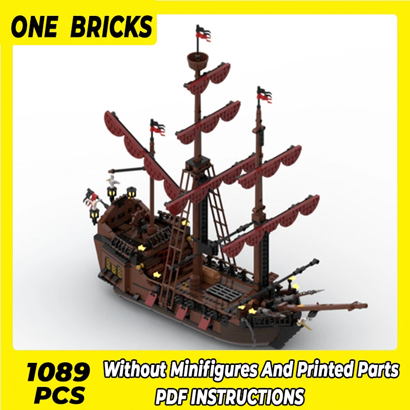 Moc Building Blocks Classic Ship Model Ocean Wolf Pirate Ship Technical Bricks DIY Assembly Famous Toys For Childr Holiday Gifts
Moc Building Blocks Classic Ship Model Ocean Wolf Pirate Ship Technical Bricks DIY Assembly Famous Toys For Childr Holiday Gifts