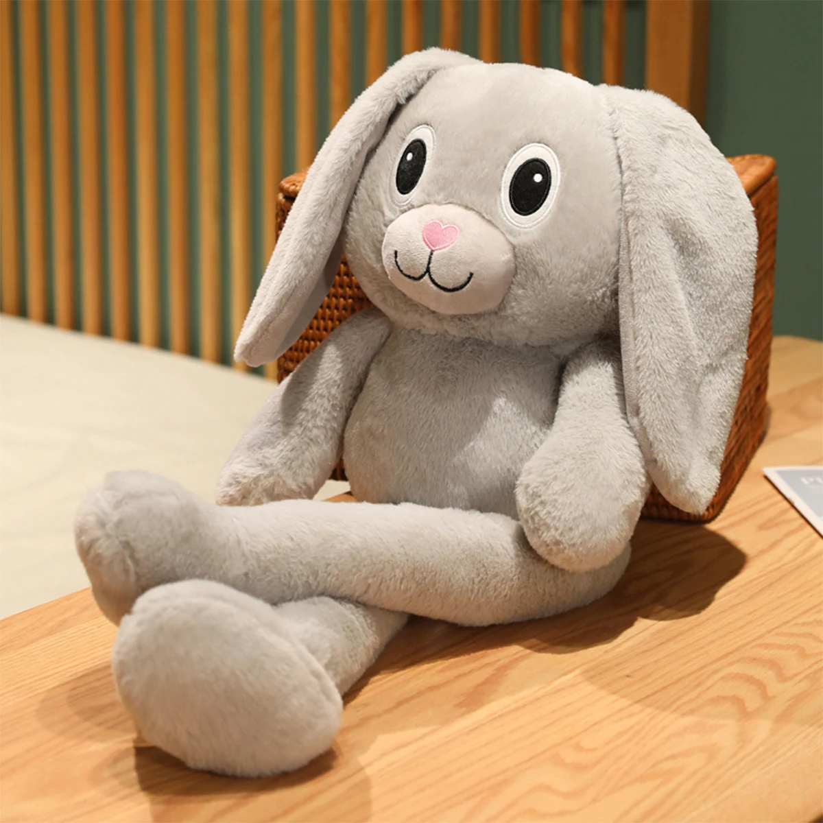 100CM Bunny Plush Long Ears Stuffed Doll Bunny Ears Stretchable Rabbit Plush Toy Stuffed Animal Plush Toy Children Gifts
100CM Bunny Plush Long Ears Stuffed Doll Bunny Ears Stretchable Rabbit Plush Toy Stuffed Animal Plush Toy Children Gifts