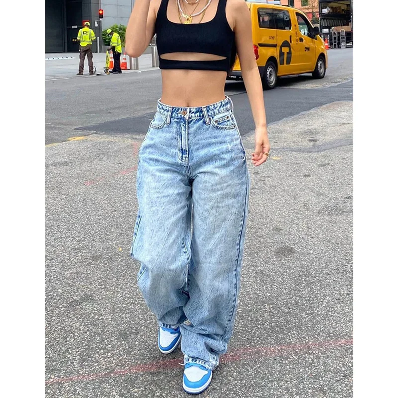 2023 Women Jeans y2k Aesthetic Mid Waist Loose Baggy Trousers 2000s Denim Pants Korean Fashion Cargo Pants Streetwear
2023 Women Jeans y2k Aesthetic Mid Waist Loose Baggy Trousers 2000s Denim Pants Korean Fashion Cargo Pants Streetwear