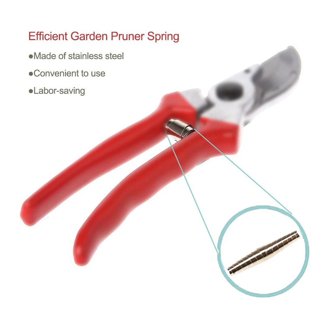 5 Pieces Pruner Spring Replacement Labor-saving Stainless Steel Pruning Shears Springs Gardening Accessory Trimming Tool
5 Pieces Pruner Spring Replacement Labor-saving Stainless Steel Pruning Shears Springs Gardening Accessory Trimming Tool