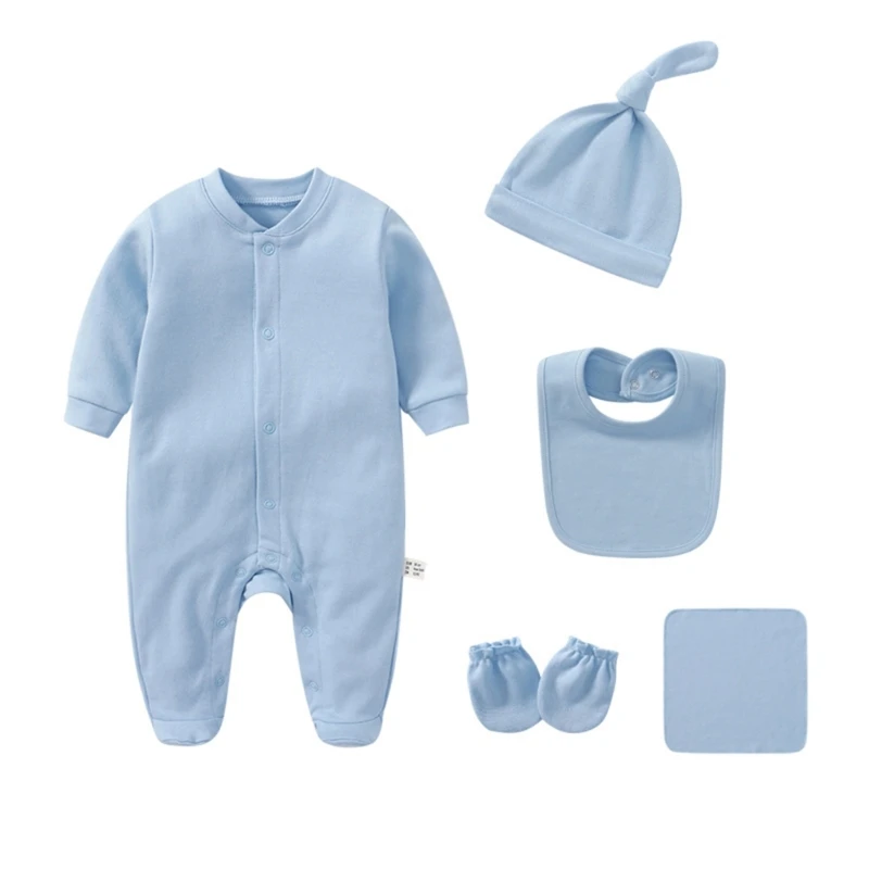 Newborn Baby Romper Long Sleeve Infant Jumpsuit 0-3 Month Crawling Clothes Outfits with Saliva Towel & Feeding Baby Bib BX0D
Newborn Baby Romper Long Sleeve Infant Jumpsuit 0-3 Month Crawling Clothes Outfits with Saliva Towel & Feeding Baby Bib BX0D
