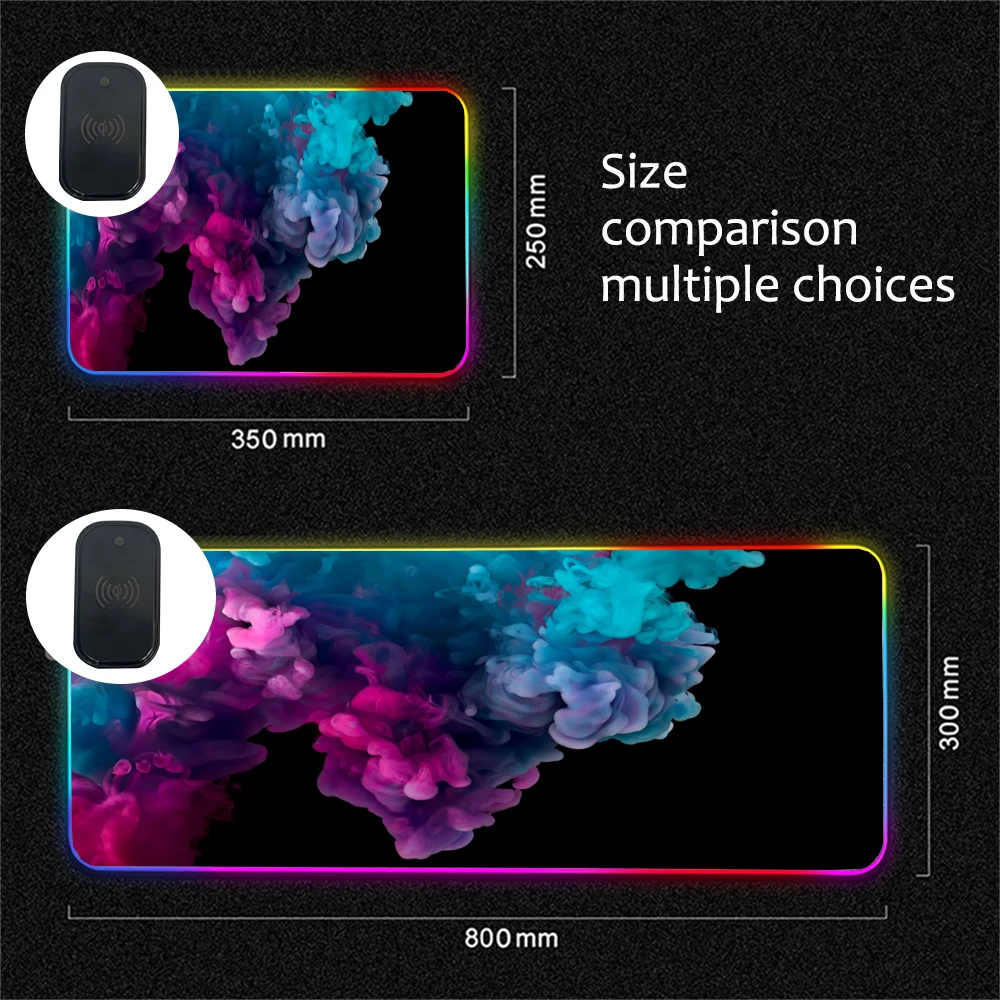 MRGLZY Mobile Phone Wireless Charging Mouse Pad with Rgb Light15w Power Keyboard Pad for Android Mouse Pad Desk Pad Wrist Rest
MRGLZY Mobile Phone Wireless Charging Mouse Pad with Rgb Light15w Power Keyboard Pad for Android Mouse Pad Desk Pad Wrist Rest
