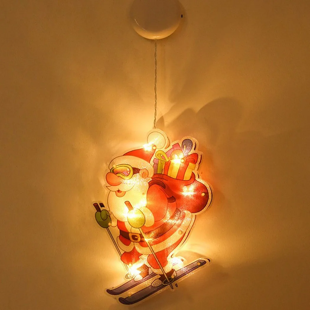 1pcs Christmas LED Light Round Christmas Pattern Suction Cup Lamp Home Window Christmas Decoration Lantern String
1pcs Christmas LED Light Round Christmas Pattern Suction Cup Lamp Home Window Christmas Decoration Lantern String