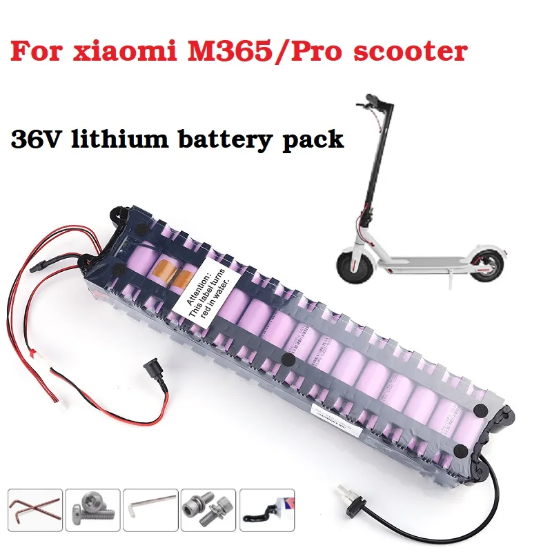 36V 10.5Ah 10S3P with APP 18650 lithium battery pack suitable for Xiaomi M365 electric bicycle scooter built-in 20A BMS 
36V 10.5Ah 10S3P with APP 18650 lithium battery pack suitable for Xiaomi M365 electric bicycle scooter built-in 20A BMS
