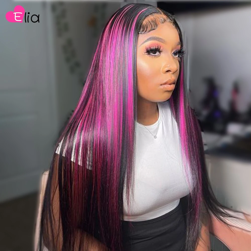 Elia Straight Human Hair Wig 13x6 13x4 Lace Frontal Wig Highlights Pink Red Colored Wig Lace Closure 4x4 Preplucked For Women
Elia Straight Human Hair Wig 13x6 13x4 Lace Frontal Wig Highlights Pink Red Colored Wig Lace Closure 4x4 Preplucked For Women