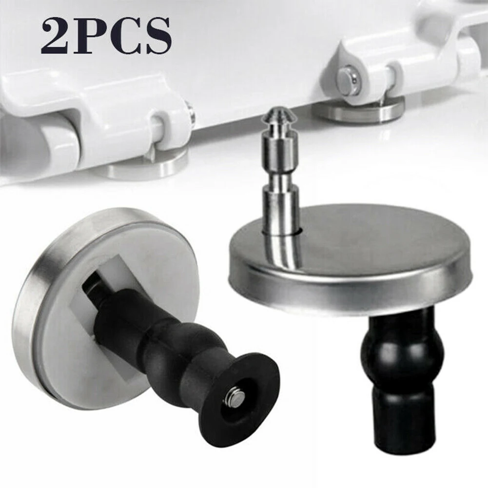 2x Toilet Seat Hinges Top Close Soft Release Quick Fitting Heavy Duty Hinge Pair Toilet Seat Top Fix Hinge Pack Stainless Steel
2x Toilet Seat Hinges Top Close Soft Release Quick Fitting Heavy Duty Hinge Pair Toilet Seat Top Fix Hinge Pack Stainless Steel