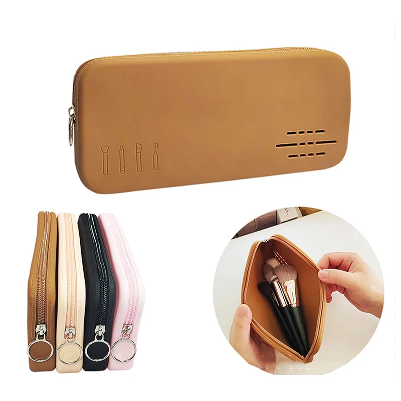 Silicone Makeup Brush Bag Holder Portable Makeup Pouch Cosmetic Organizer Large Capacity Portable Zipper Bag
Silicone Makeup Brush Bag Holder Portable Makeup Pouch Cosmetic Organizer Large Capacity Portable Zipper Bag
