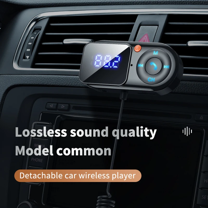 New FM Transmitter Wireless Bluetooth 5.0 Car Audio Transmitter Bluetooth AUX Audio Receiver MP3 Player Car Kit Handsfree
New FM Transmitter Wireless Bluetooth 5.0 Car Audio Transmitter Bluetooth AUX Audio Receiver MP3 Player Car Kit Handsfree
