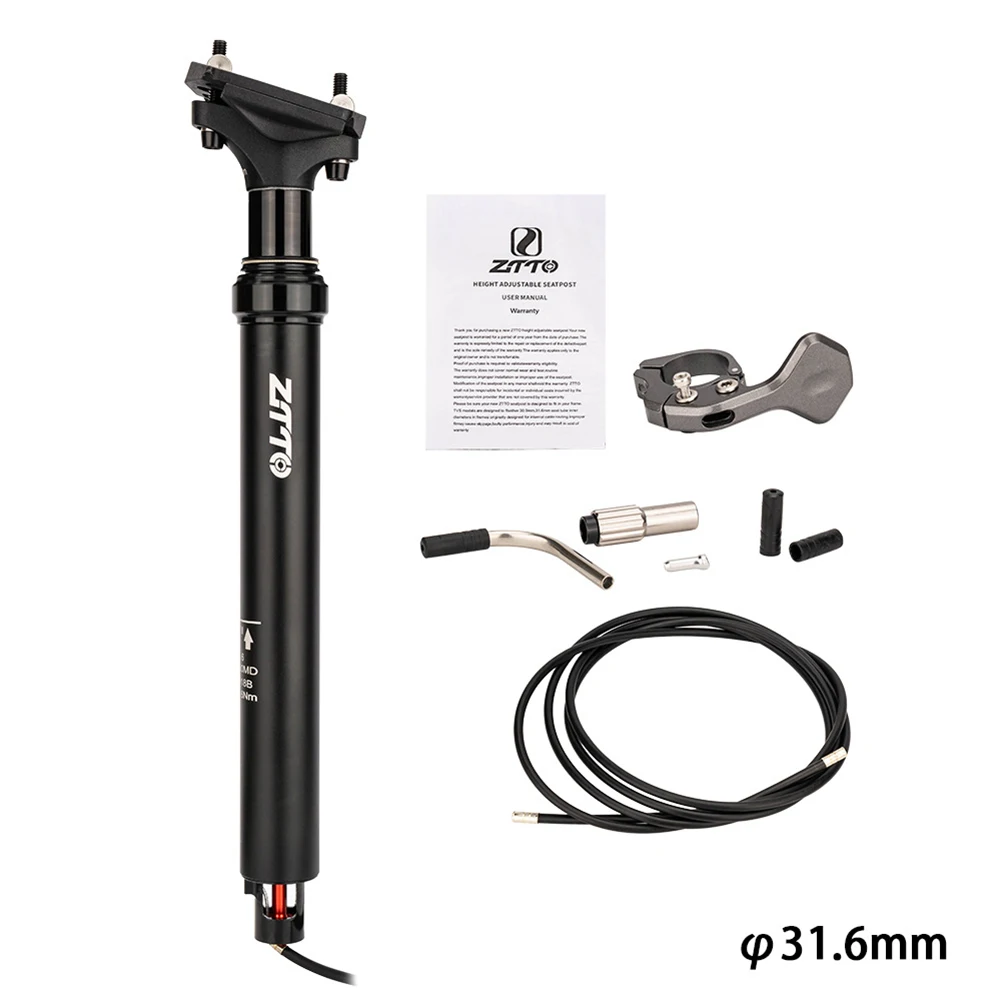 ZTTO Bike Bicycle Wire Remote Control Seatpost Suspension Air 30.9/31.6mm Adjustment Seat Post MTB Mountain Bikes Cycling Parts
ZTTO Bike Bicycle Wire Remote Control Seatpost Suspension Air 30.9/31.6mm Adjustment Seat Post MTB Mountain Bikes Cycling Parts