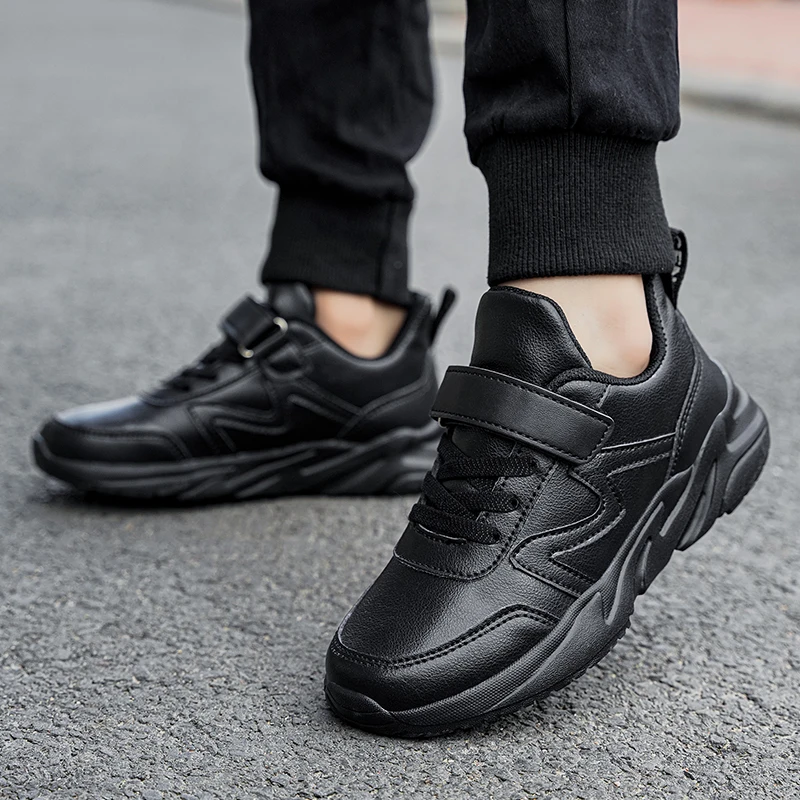 Autumn Teenager Boy Running Shoes Designer Black PU Leather Sport Shoes Boys Girls White Kid School Student Trainers Unisex
Autumn Teenager Boy Running Shoes Designer Black PU Leather Sport Shoes Boys Girls White Kid School Student Trainers Unisex