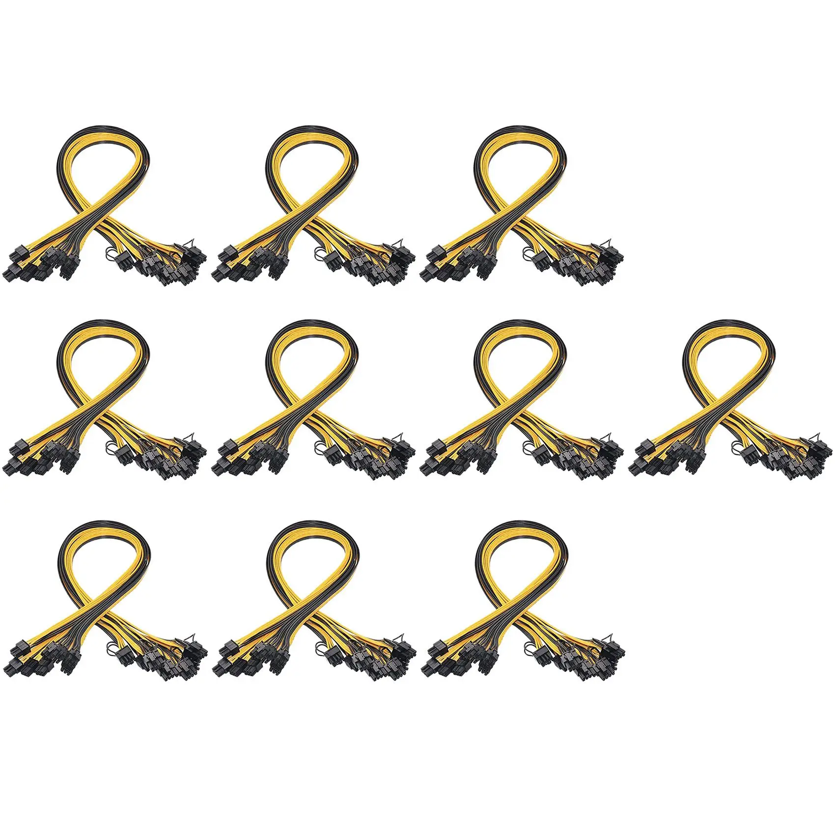 100 шт. 6 Pin PCI-E до 8 Pin(6 + 2) PCI-E (штырь-штырь) силовой кабель для графического процессора 50 см для карт изображения, доска для разрыва сервера майни...
100 шт. 6 Pin PCI-E до 8 Pin(6 + 2) PCI-E (штырь-штырь) силовой кабель для графического процессора 50 см для карт изображения, доска для разрыва сервера майни...