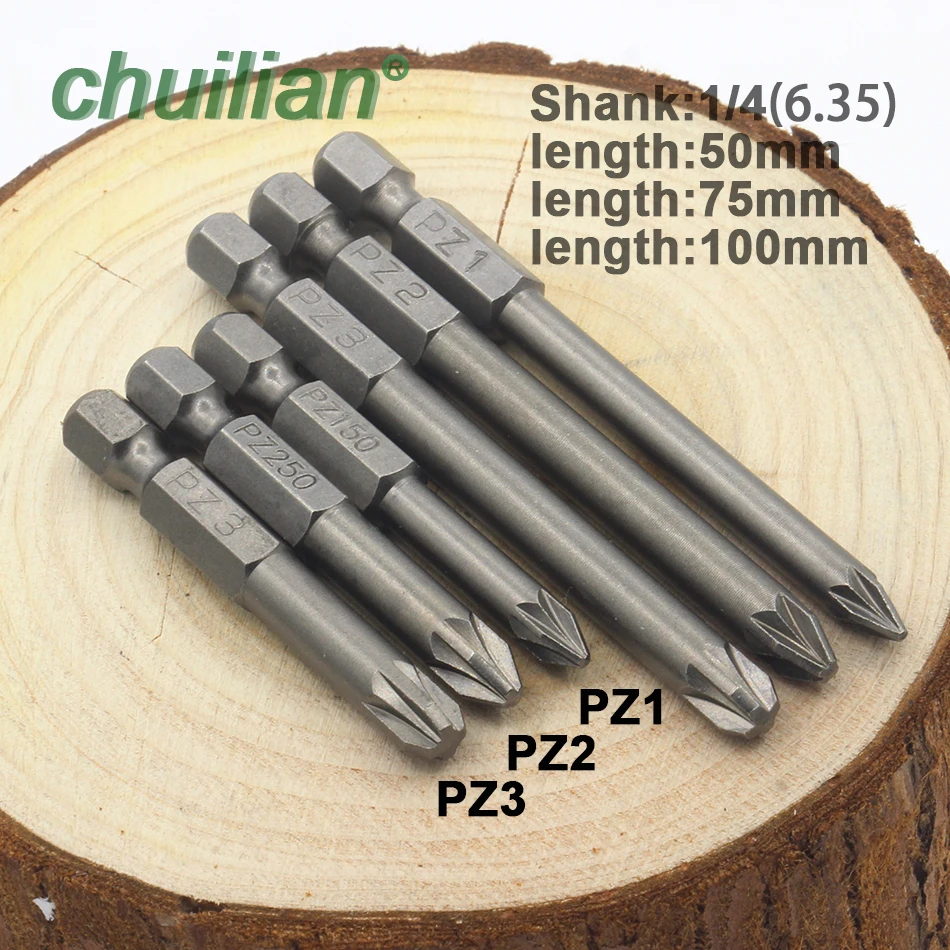Магнитные биты для отвертки chuilian PZ1 PZ2 PZ3 
Магнитные биты для отвертки chuilian PZ1 PZ2 PZ3