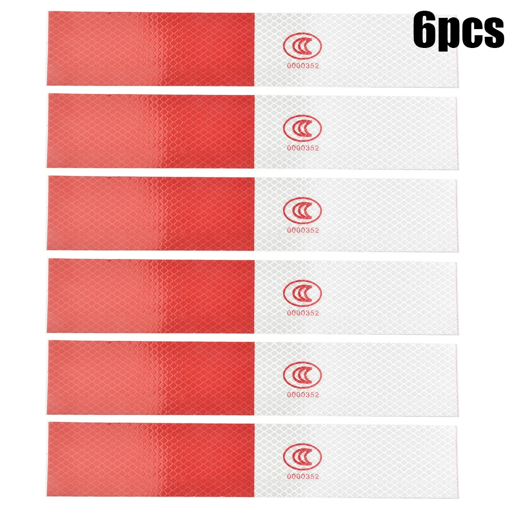 6Pcs Truck Auto Car Reflective Sticker Night Driving Safety Warning Strip For Car External Stickers Trim Decoration Parts
6Pcs Truck Auto Car Reflective Sticker Night Driving Safety Warning Strip For Car External Stickers Trim Decoration Parts