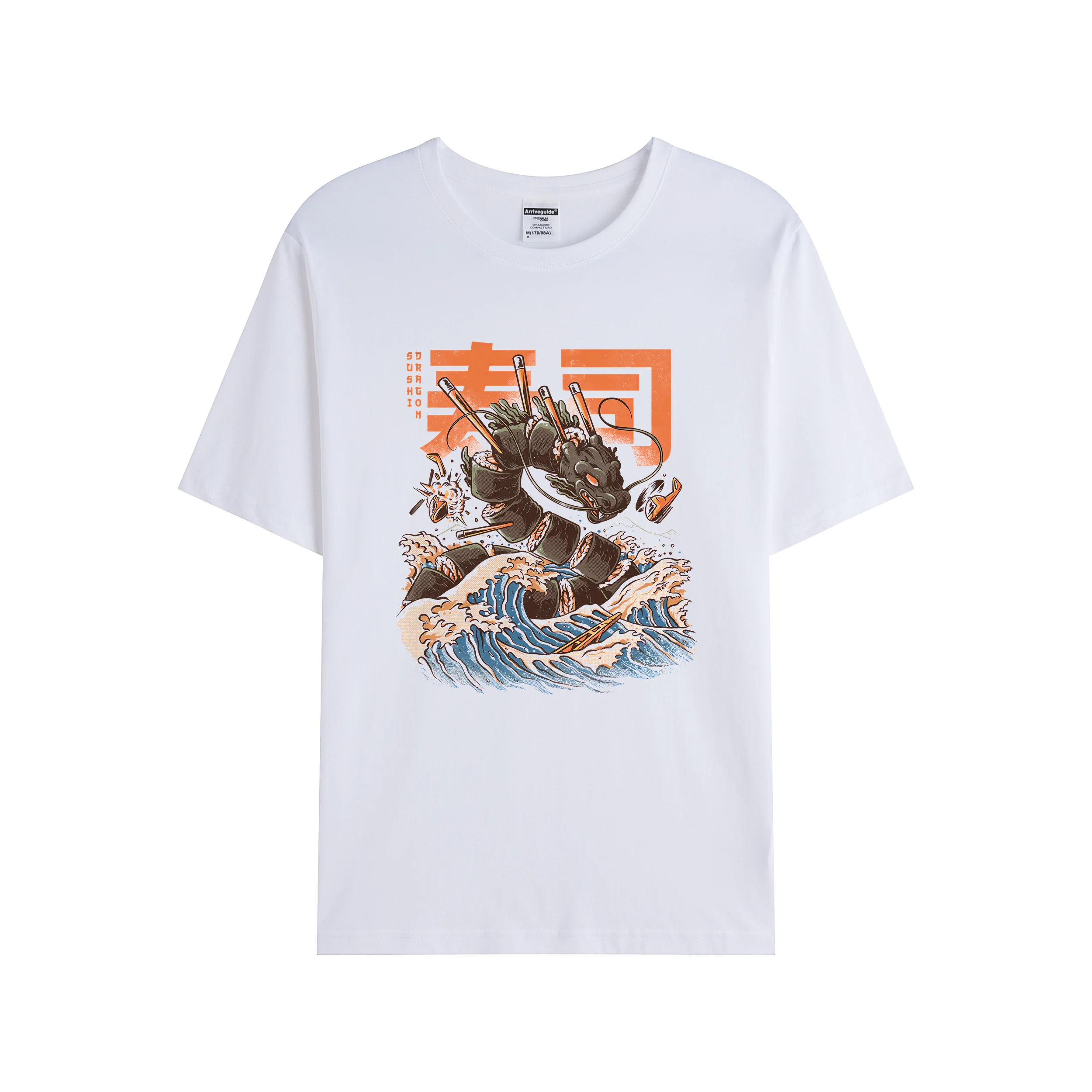 2021 Men/Women's Summer Black Street Fashion Hip Hop The Great Sushi Dragon T-shirt Cotton Tees Short Sleeve Tops
2021 Men/Women's Summer Black Street Fashion Hip Hop The Great Sushi Dragon T-shirt Cotton Tees Short Sleeve Tops