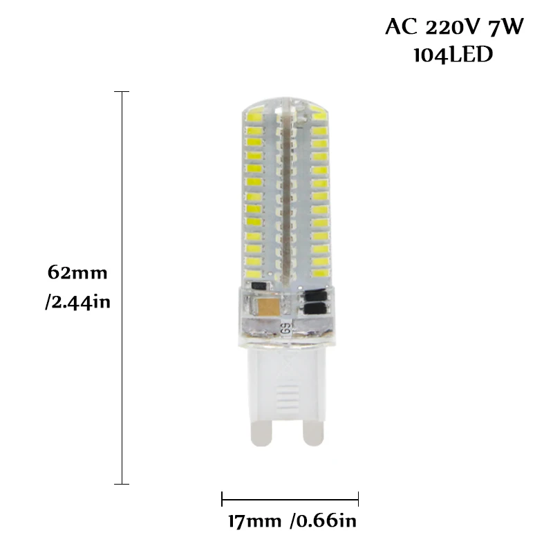 Светодиодные лампы G9 YNL SMD2835 3014 220В
Светодиодные лампы G9 YNL SMD2835 3014 220В