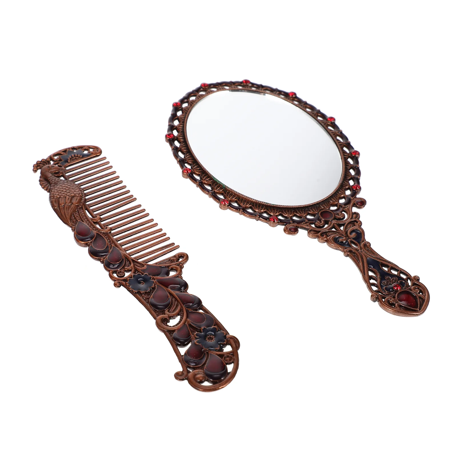 Mirror Comb Makeup Hair Hand Vanity Mirrors Vintage Fogless Showerbrush Handheld Handle Metal Retrofor Compact Mini Pocket Small 
Mirror Comb Makeup Hair Hand Vanity Mirrors Vintage Fogless Showerbrush Handheld Handle Metal Retrofor Compact Mini Pocket Small
