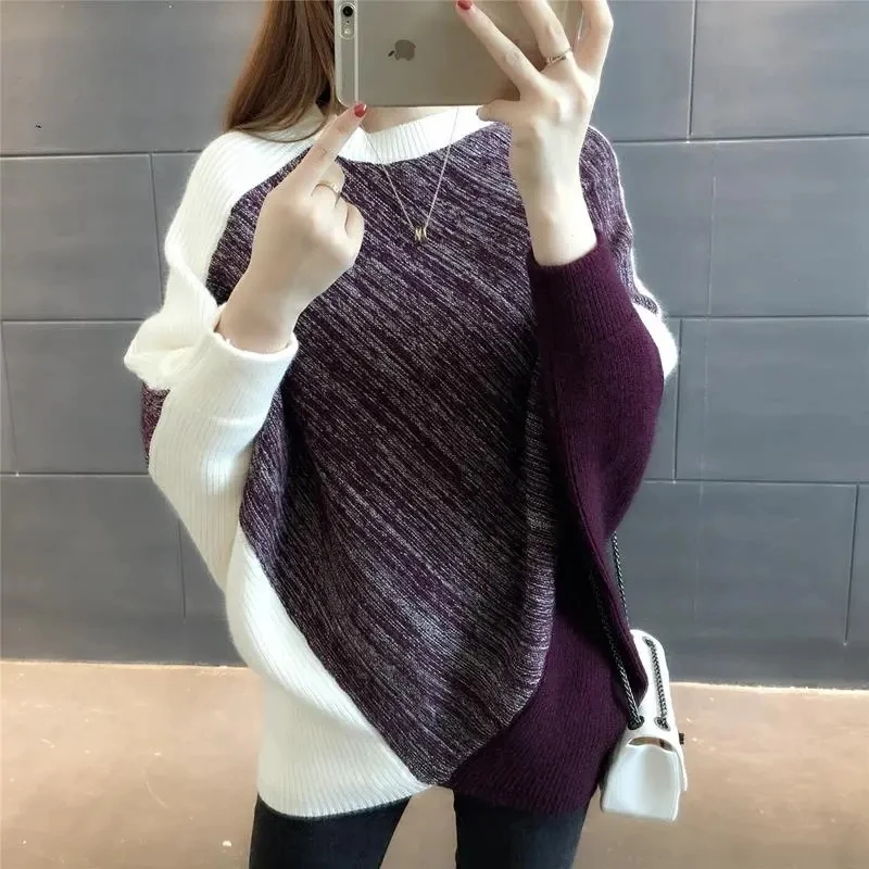 Women New Sweater Round Neck Loose Sweater Winter Clothes Women Pullovers Sweater Women KnitwearsTops
Women New Sweater Round Neck Loose Sweater Winter Clothes Women Pullovers Sweater Women KnitwearsTops