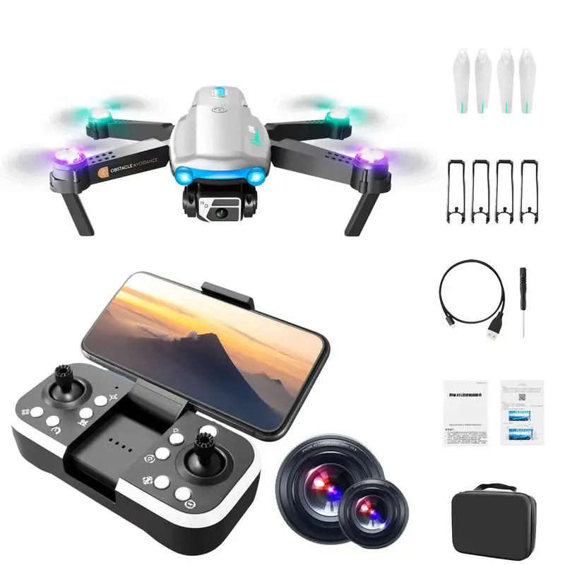 HD Drone Quadcopter Folding Drones Flying Toys With LED Lights GPS RC Quadcopter Drones For Beginners 360 Intelligent Obstacle
HD Drone Quadcopter Folding Drones Flying Toys With LED Lights GPS RC Quadcopter Drones For Beginners 360 Intelligent Obstacle