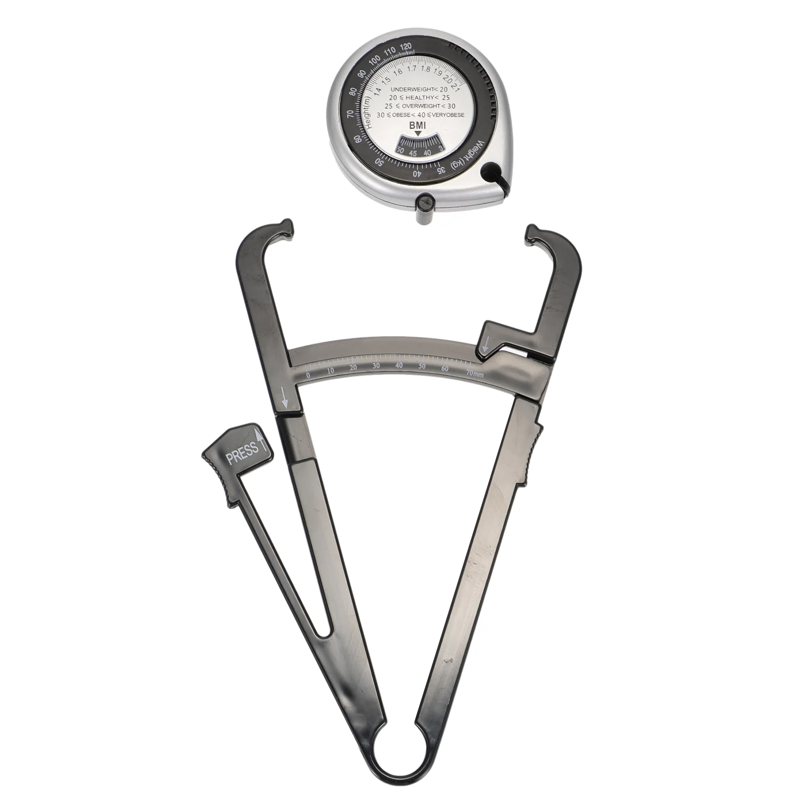 Fat Body Caliper Tape Tool Calipers Measuring Measure Bmi Measurement Percentage Handheld Calculator Kit Weighing Pincher Pinch
Fat Body Caliper Tape Tool Calipers Measuring Measure Bmi Measurement Percentage Handheld Calculator Kit Weighing Pincher Pinch