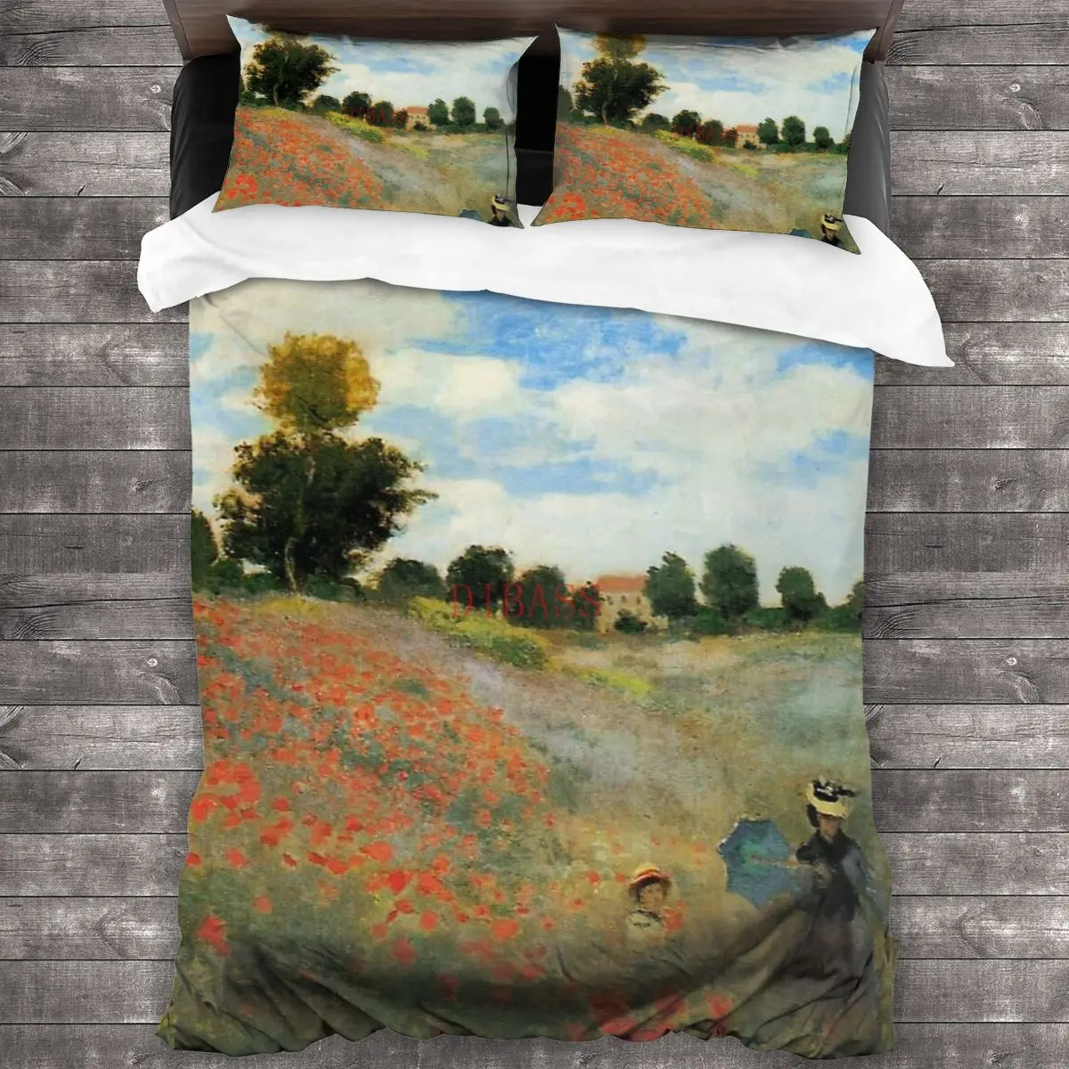 Monet - Poppy Field, серебристый, знаменитый мягкий комплект одеял из микроволокна с 2 наволочками, пододеяльник с застежкой-молнией
Monet - Poppy Field, серебристый, знаменитый мягкий комплект одеял из микроволокна с 2 наволочками, пододеяльник с застежкой-молнией