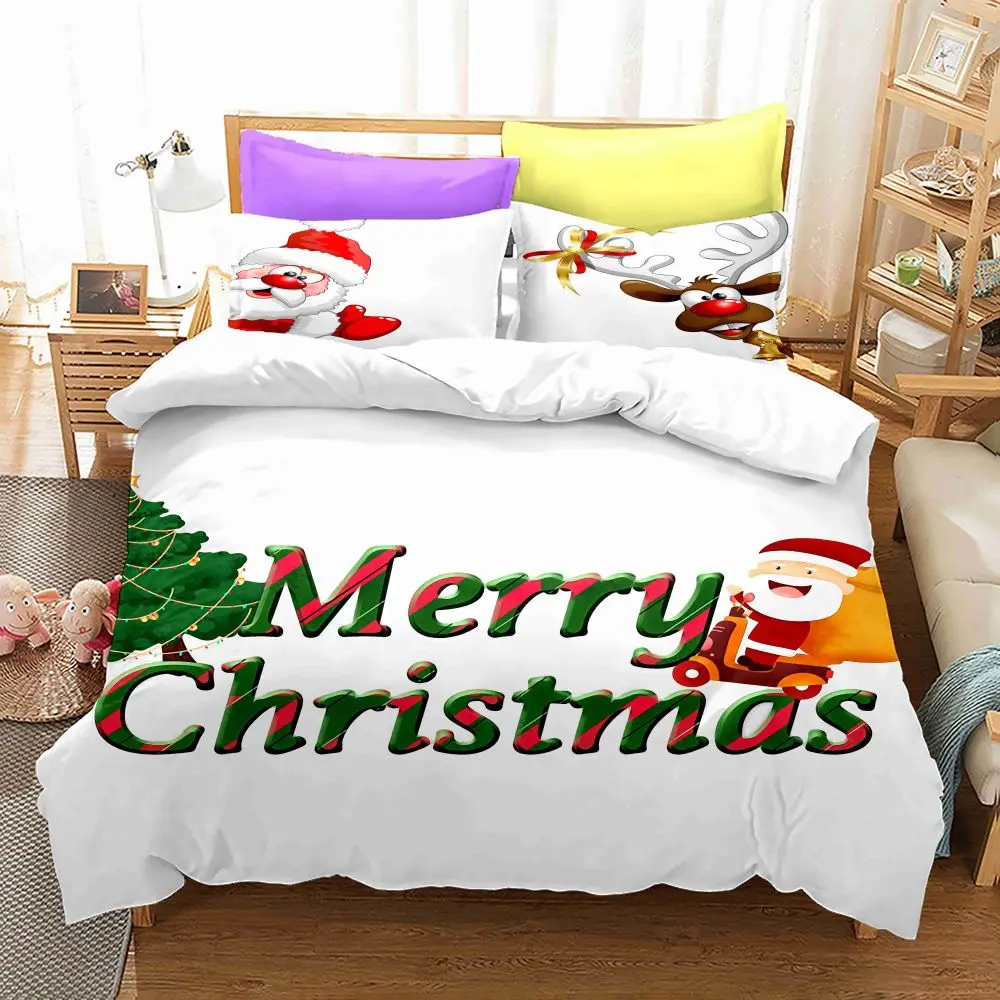 Bedding Set Down Quilt Cover with Pillowcase Double SIngle King 3D Printed Christmas
Bedding Set Down Quilt Cover with Pillowcase Double SIngle King 3D Printed Christmas