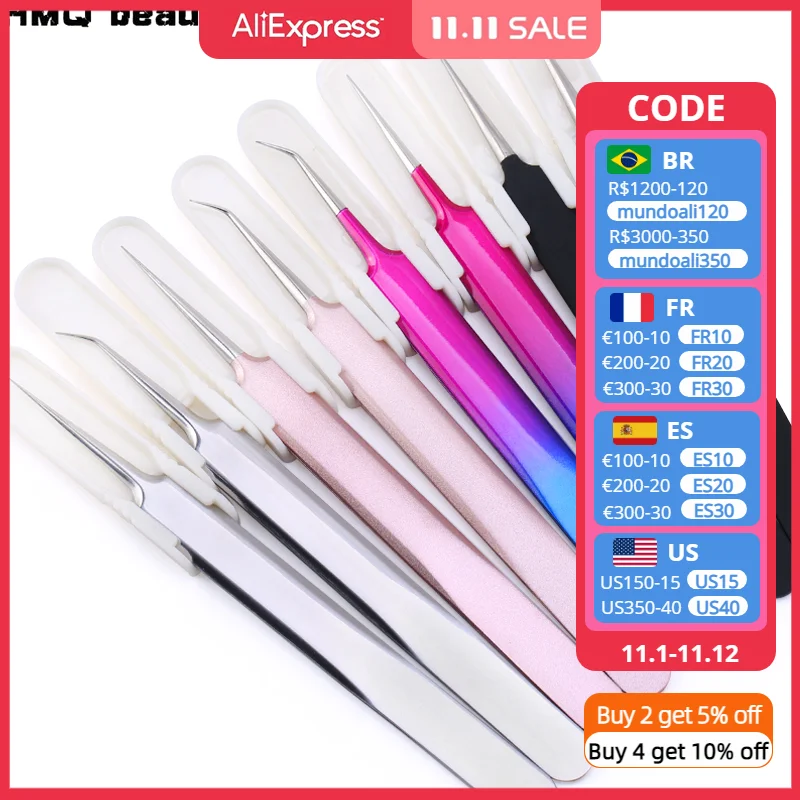 1Pc Tweezers Stainless Steel Gold Blue for eyelash extension high-precision eyelash extension tweezers set Thin tip
1Pc Tweezers Stainless Steel Gold Blue for eyelash extension high-precision eyelash extension tweezers set Thin tip