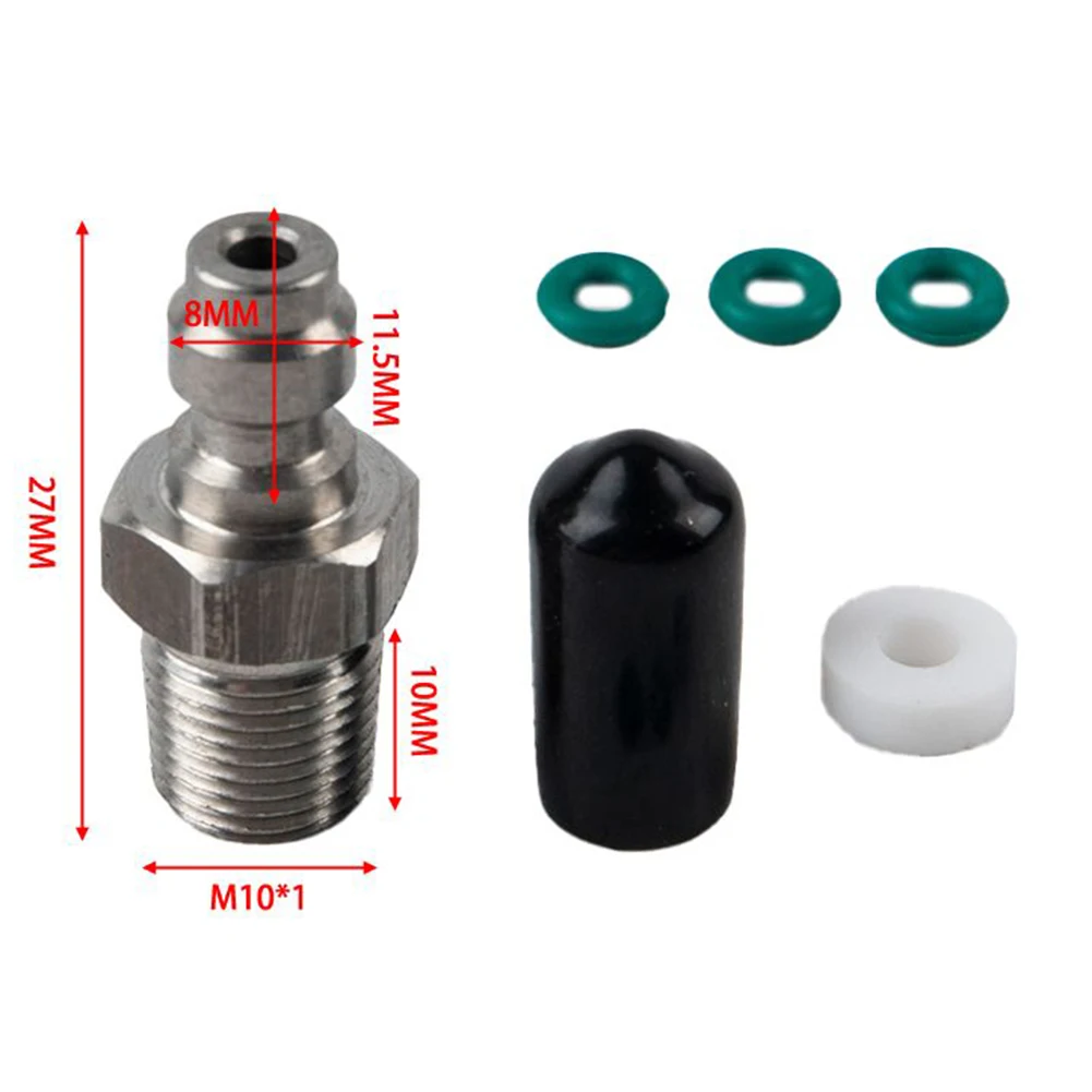 8MM M10 Male Plug Adapter Fittings 1/8NPT Air Refilling Stainless Steel PCP Paintball Pneumatic Quick Connectors And Couplings
8MM M10 Male Plug Adapter Fittings 1/8NPT Air Refilling Stainless Steel PCP Paintball Pneumatic Quick Connectors And Couplings