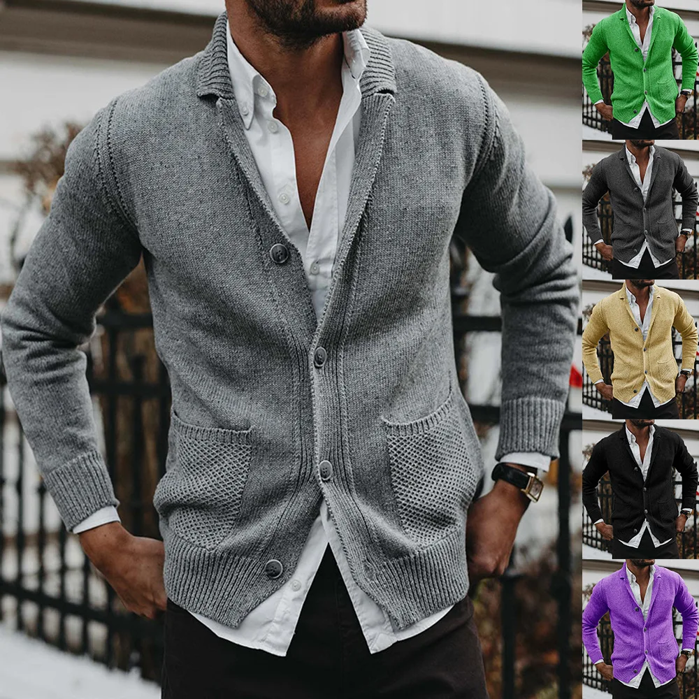 Europe America New Men's Clothes Casual Knitted Cardigans Sweaters For Men Autumn Wnter Fashion Sweater Coats Male Streetwear
Europe America New Men's Clothes Casual Knitted Cardigans Sweaters For Men Autumn Wnter Fashion Sweater Coats Male Streetwear