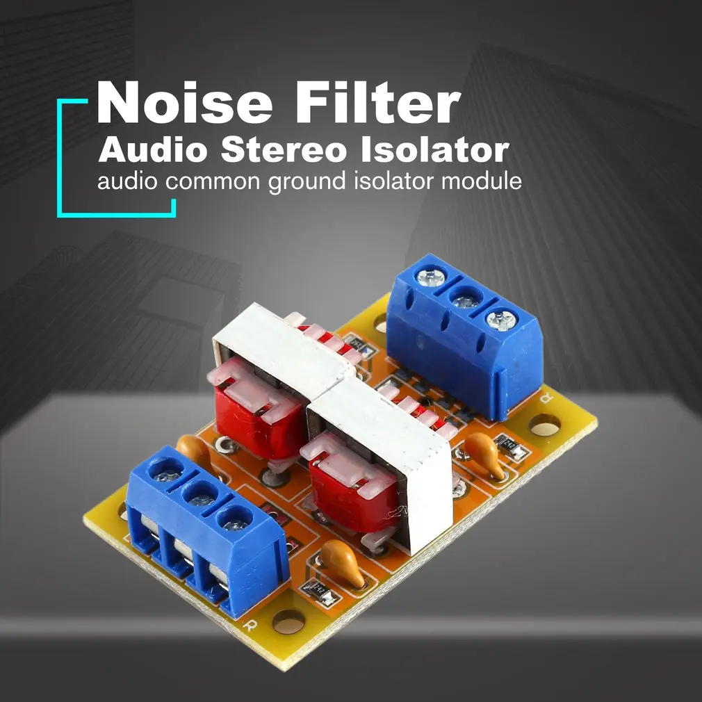 Audio Stereo Isolator Acoustic Noise Isolation Eliminate Current Interference Filter Eliminator Ground Loop Suppressor
Audio Stereo Isolator Acoustic Noise Isolation Eliminate Current Interference Filter Eliminator Ground Loop Suppressor