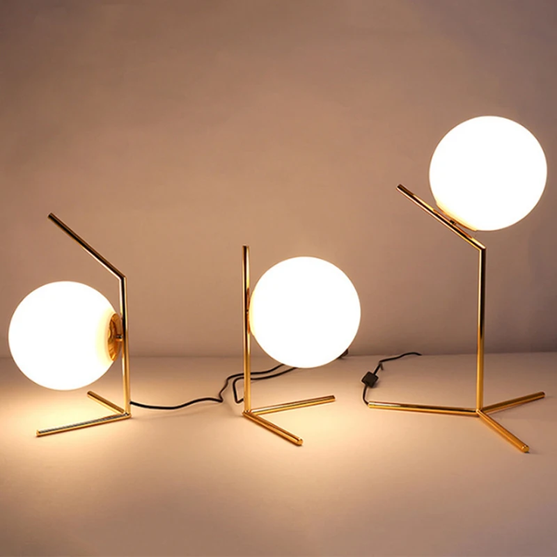 Postmodern Simple White Glass Ball Table Lamp Nordic Creative Bedroom Bedside E27 Dimmable Iron Deco Desk LED Lighting Fixture
Postmodern Simple White Glass Ball Table Lamp Nordic Creative Bedroom Bedside E27 Dimmable Iron Deco Desk LED Lighting Fixture