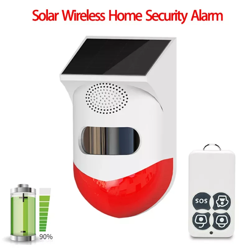 2022New RF433 Remote Control Solar Wireless Home Burglar Security Alarm Siren PIR Motion Sensor Detector For Home Garden Yard Ou
2022New RF433 Remote Control Solar Wireless Home Burglar Security Alarm Siren PIR Motion Sensor Detector For Home Garden Yard Ou