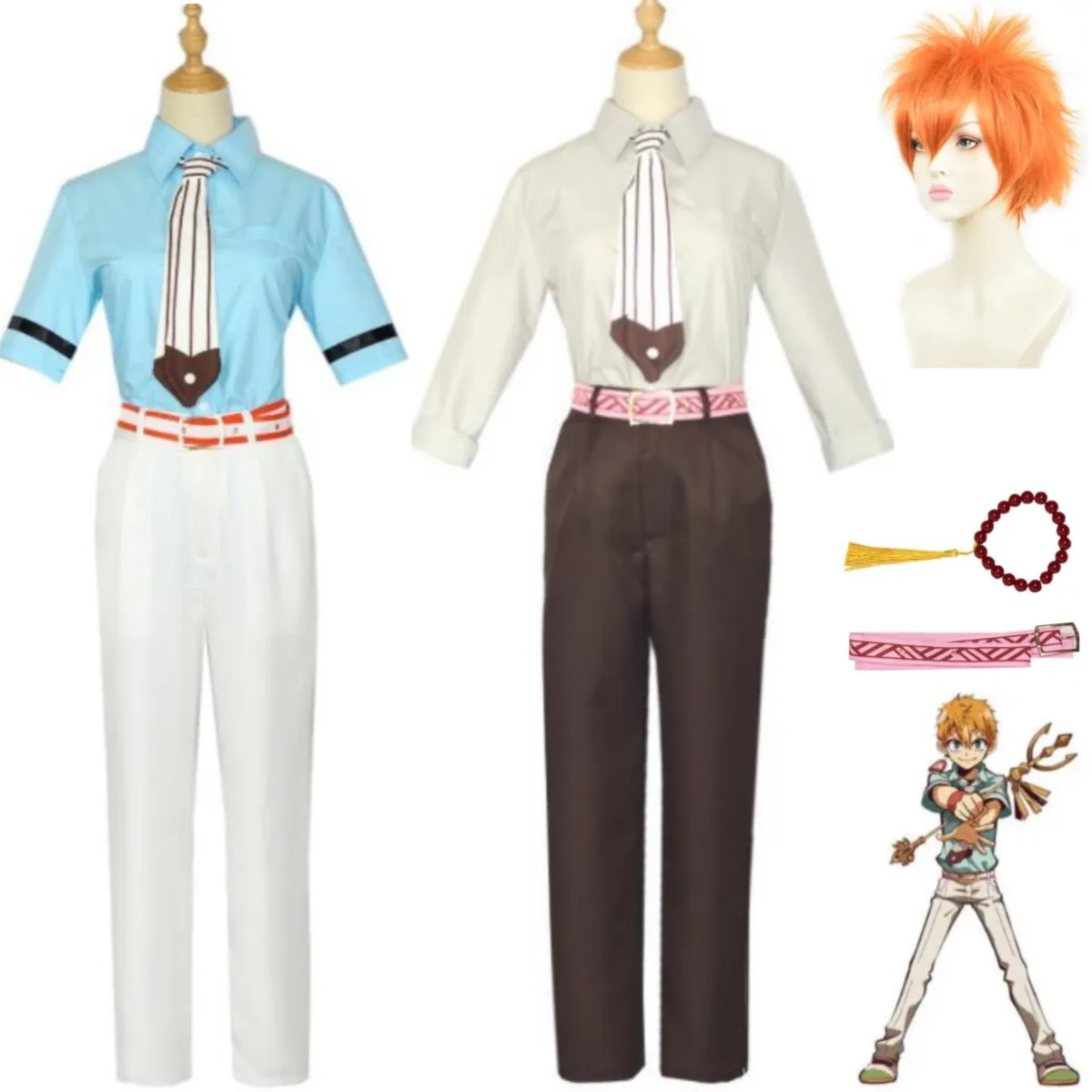 Костюм для косплея Hanako-kun Minamoto Kou Minamoto Teru из аниме «унитаз», парик, костюм, рубашка, комбинезон, Карнавальная униформа для мужчин и женщин
Костюм для косплея Hanako-kun Minamoto Kou Minamoto Teru из аниме «унитаз», парик, костюм, рубашка, комбинезон, Карнавальная униформа для мужчин и женщин
