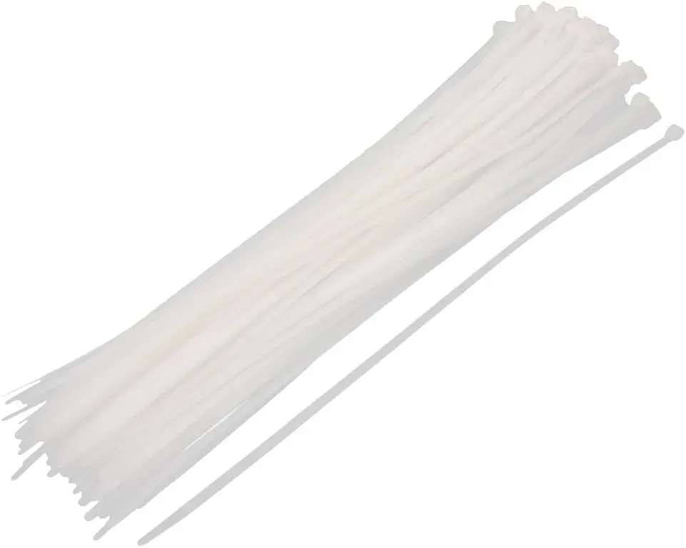 Tcenofoxy 8mm x 500mm Nylon Self Locking Cable Zip Ties Fastener Beige 100pcs
Tcenofoxy 8mm x 500mm Nylon Self Locking Cable Zip Ties Fastener Beige 100pcs